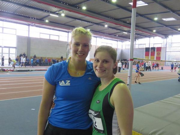 Sarah Mesloh mit Christin Hussong